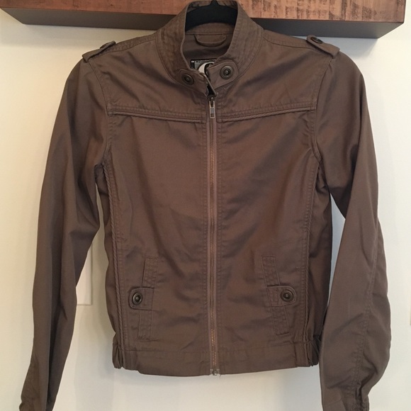 Like new Olive Volcom High neck army jacket - Picture 1 of 6